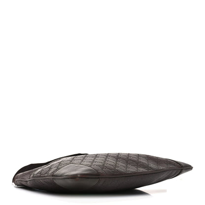 Guccissima Flat Messenger Bag Brown Dark Brown