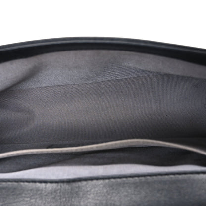 Lambskin Quilted Medium Boy Flap Black