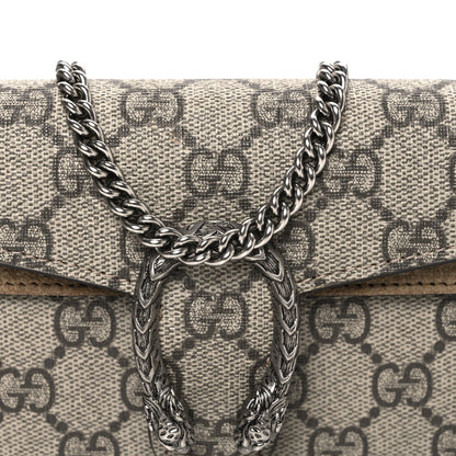 GG Supreme Monogram Super Mini Dionysus Shoulder Bag Taupe