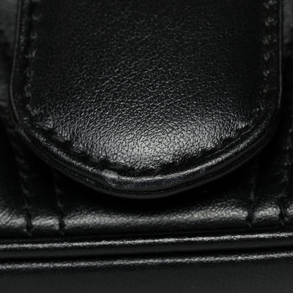 Calfskin Matelasse Mini GG Marmont Shoulder Bag Black