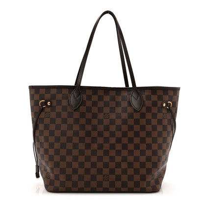 Damier Ebene Neo Neverfull MM Rose Ballerine
