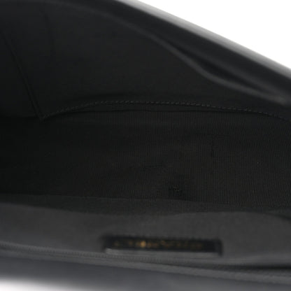 Calfskin Quilted New Medium Boy Flap Black
