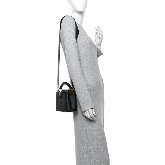 Taurillon Mini Capucines Black