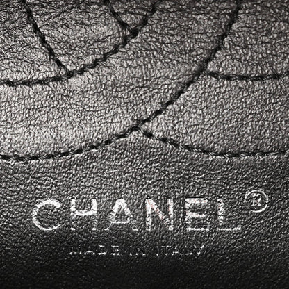 Metallic Aged Calfskin Quilted 2.55 Reissue 226 Flap Dark Grey