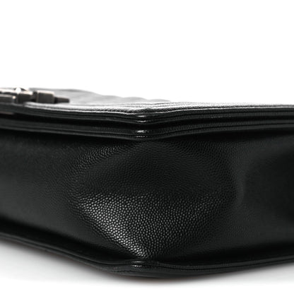 Caviar Quilted New Medium Boy Flap Black