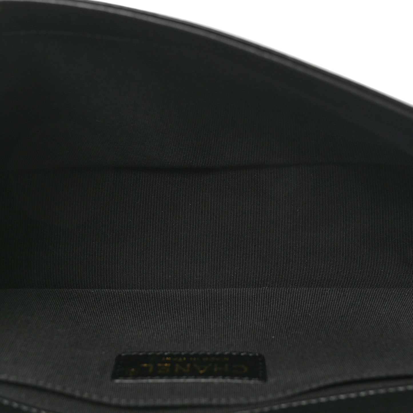 Lambskin Quilted Medium Boy Flap Black