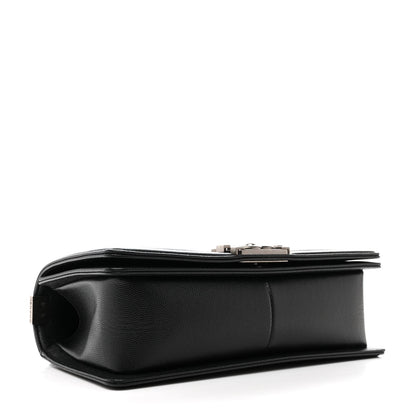 Caviar Quilted Medium Boy Flap Black