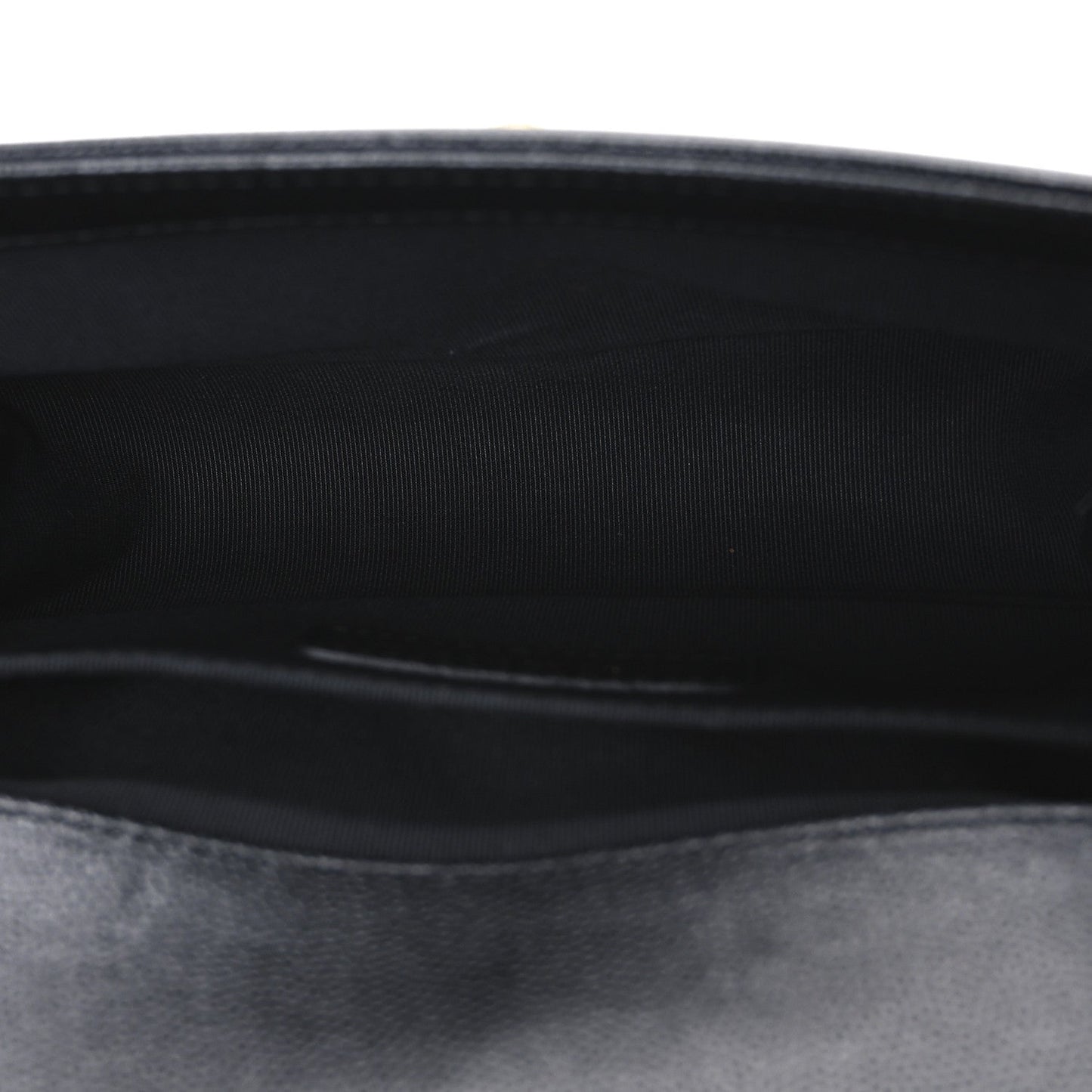 Caviar Quilted Small Boy Flap Black