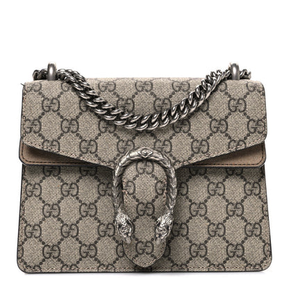 GG Supreme Monogram Mini Dionysus Shoulder Bag Taupe