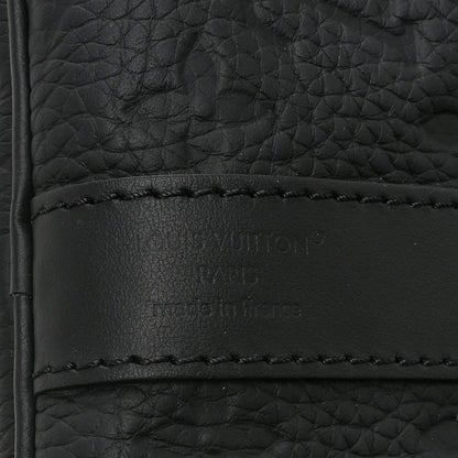 Monogram Taurillon Keepall Bandouliere 35 Black
