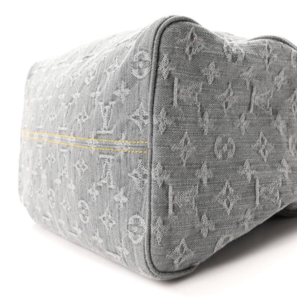 Monogram Denim Speedy Soft 30 Washed Gray