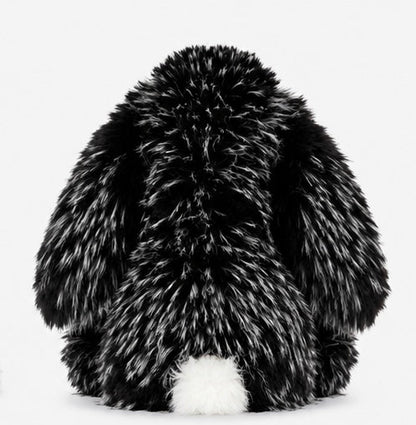 Inkli Bunny 50CM – Black & Silver Luxe Plush Bunny