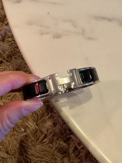 HERMES Clic H Bracelet Silver(Many)