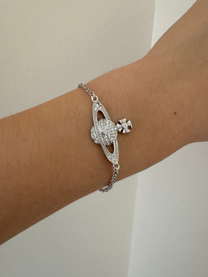 VIVIENNE WESTWOOD Bas Relief Chain Bracelet(Mini/Silver)