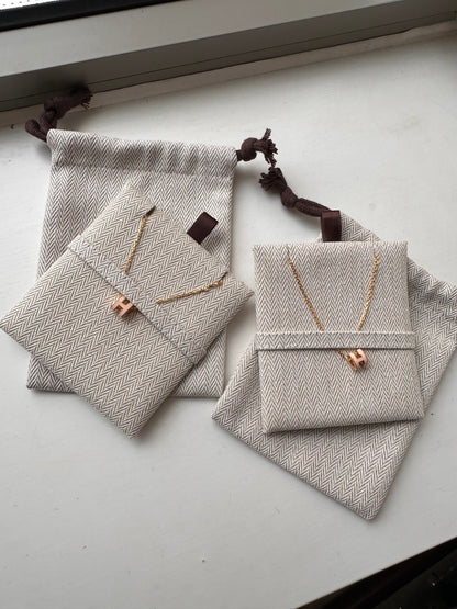 HERMES Rose Gold Pop H Necklace Metal(Many)
