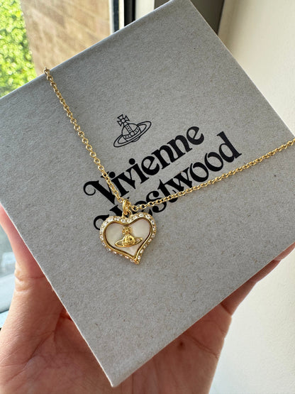 VIVIENNE WESTWOOD Petra Pendant Necklace Brass(3 Colors)