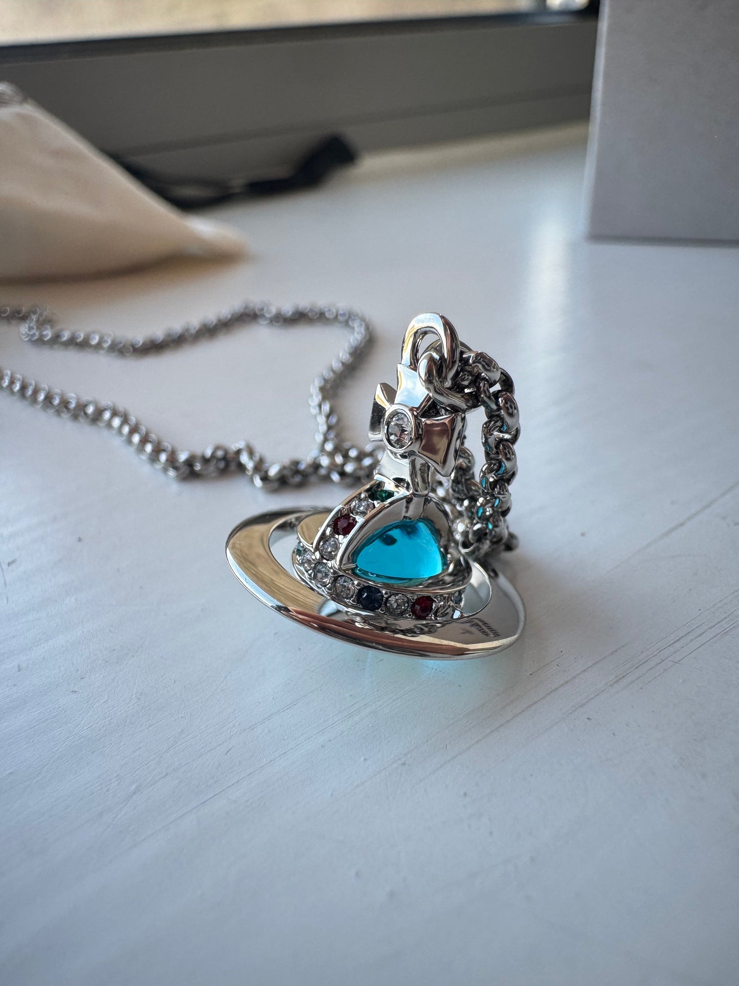 VIVIENNE WESTWOOD New Orb Pendant Necklace Brass(Petite/4 Colors)
