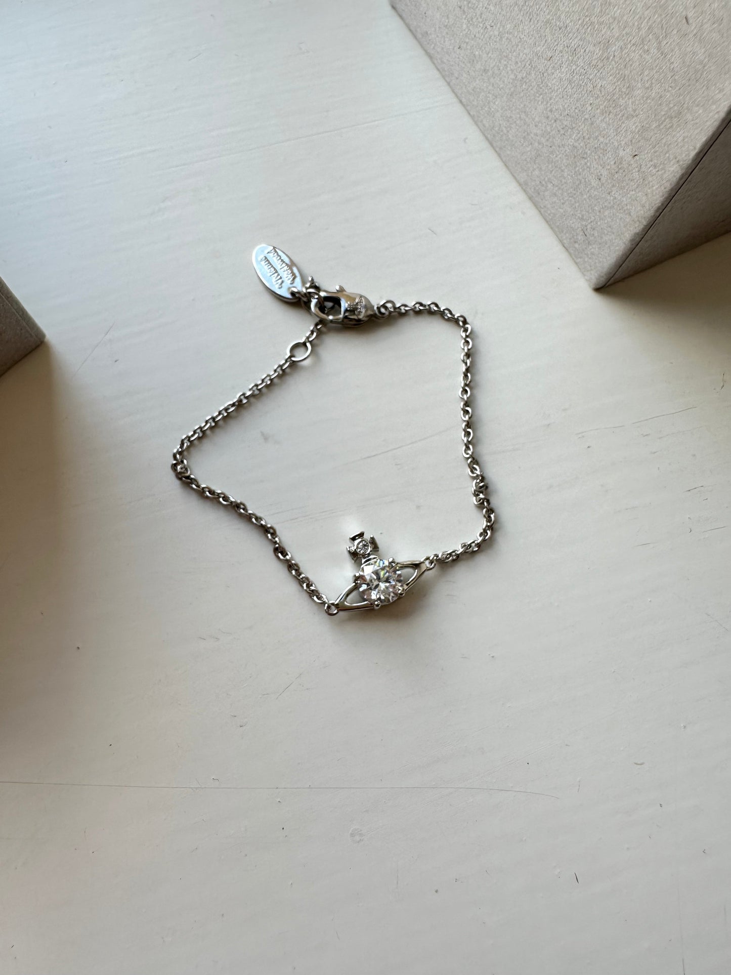 VIVIENNE WESTWOOD Reina Bracelet Brass(Small/Silver)