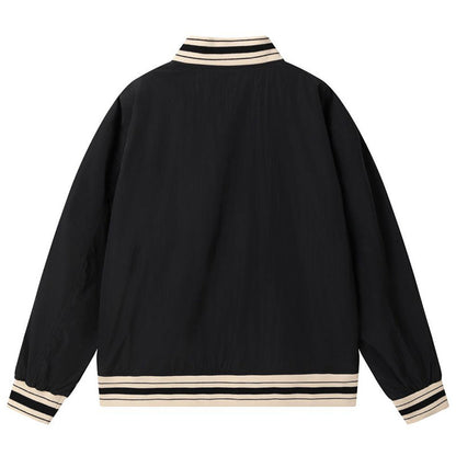 AMRI Logo-Appliquéd Padded Shell Bomber Jacket
