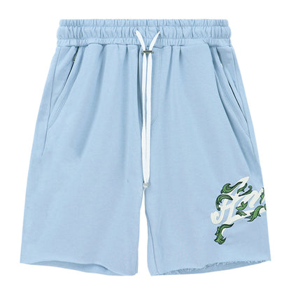 AMRI Letter Logo Embroidery Shorts