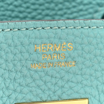 Togo BIRKIN 30 Bleu Atoll