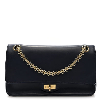 Calfskin Nude 2.55 Reissue 225 Flap Blue
