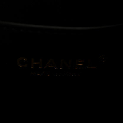 Washed Denim Quilted Small Chanel 25 Handbag Black