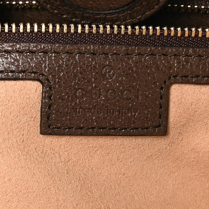 GG Supreme Monogram Medium Ophidia Shopping Tote Brown