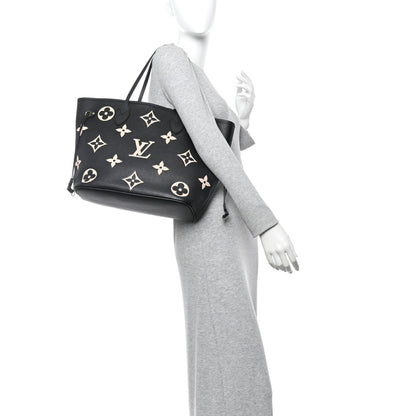 Empreinte Monogram Giant Neverfull MM Black Beige