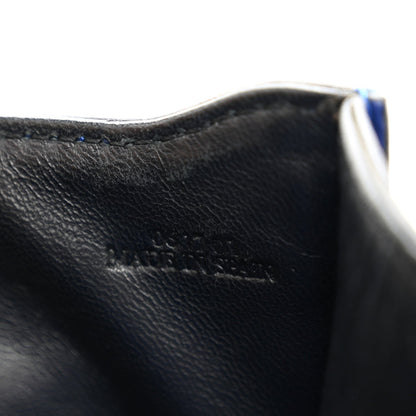 Calfskin Small Barcelona Shoulder Bag Royal Blue