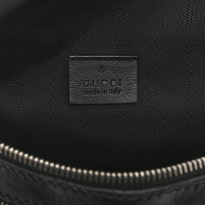 Guccissima Web Belt Bag Black