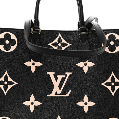 Empreinte Monogram Giant Onthego MM Black Beige