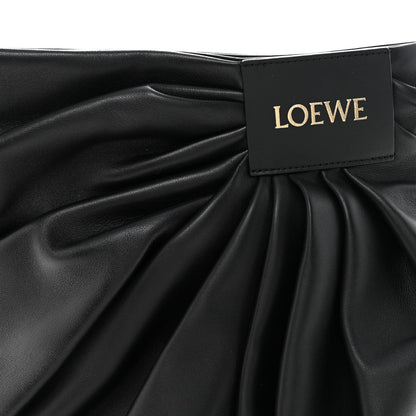 Mellow Nappa Draped Tote Black
