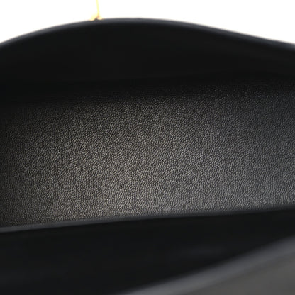 Chevre Chamkila Mini Kelly Sellier 20 Black