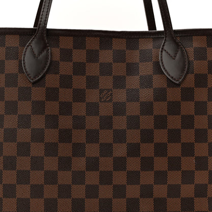 Damier Ebene Neo Neverfull MM Rose Ballerine