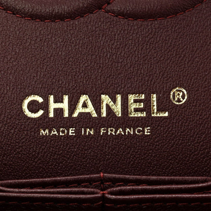 Caviar Quilted Small Double Flap Black