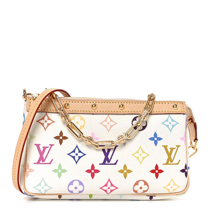 LV X TM Monogram Multicolor Pochette Accessories White