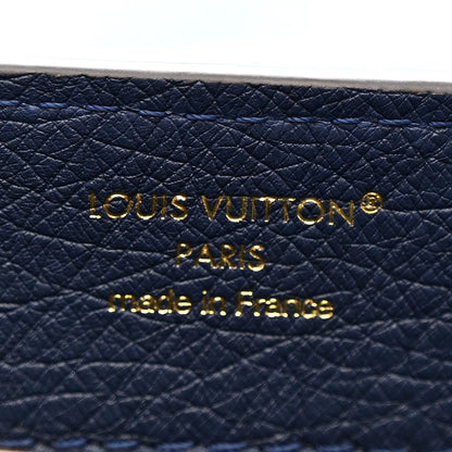 Ostrich Capucines Mini Indigo