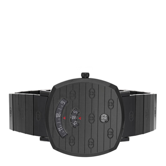 PVD Stainless Steel 38mm Grip Quartz Watch Black