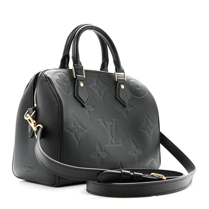 Empreinte Monogram Giant Speedy Bandouliere 25 Black