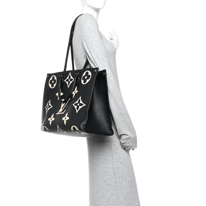 Empreinte Monogram Giant Onthego GM Black Beige