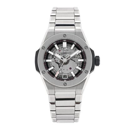 Titanium 40mm Big Bang Integrated Time Only Automatic Watch Silver 456.NX.0170.NX