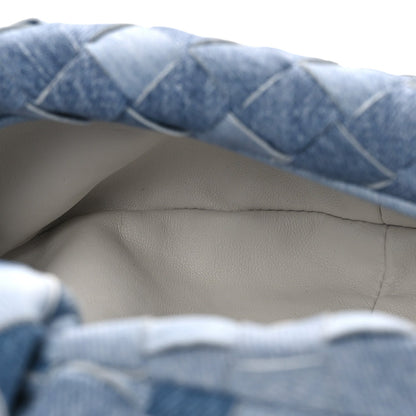 Nappa Denim Effect Intrecciato Mini Jodie Denim