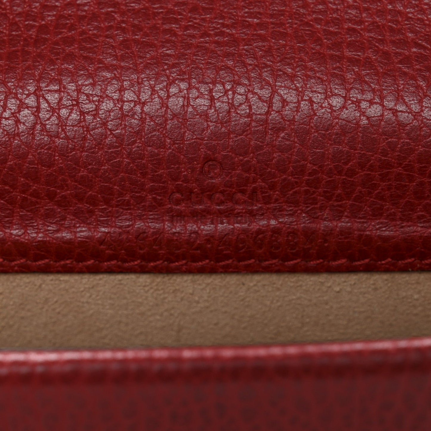 Calfskin Super Mini Dionysus Shoulder Bag Hibiscus Red