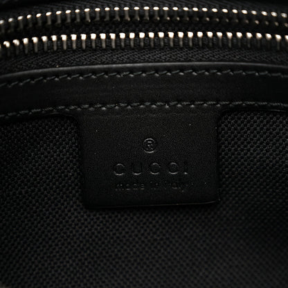 Soft GG Supreme Monogram Web Belt Bag Black Grey