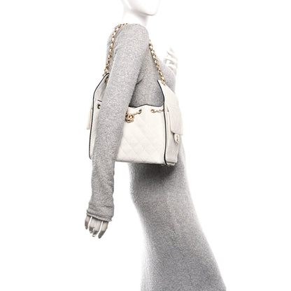 Braided Raffia Calfskin Quilted Small Chanel 25 Handbag White Black