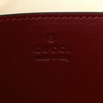 Calfskin Matelasse Mini GG Marmont Shoulder Bag Rosso Ancora