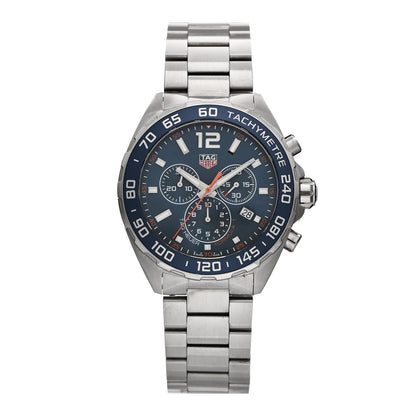 Stainless Steel 43mm Formula 1 Chronograph Quartz Watch Blue CAZ1014