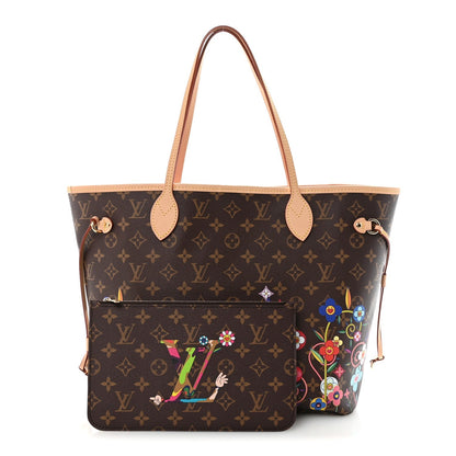 LV X TM Monogram Flowers Neverfull MM