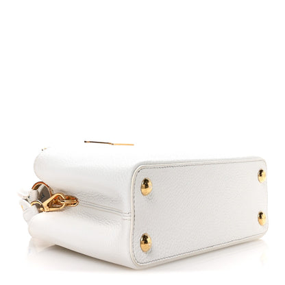 LV X TM Taurillon BB Capucines Blanc